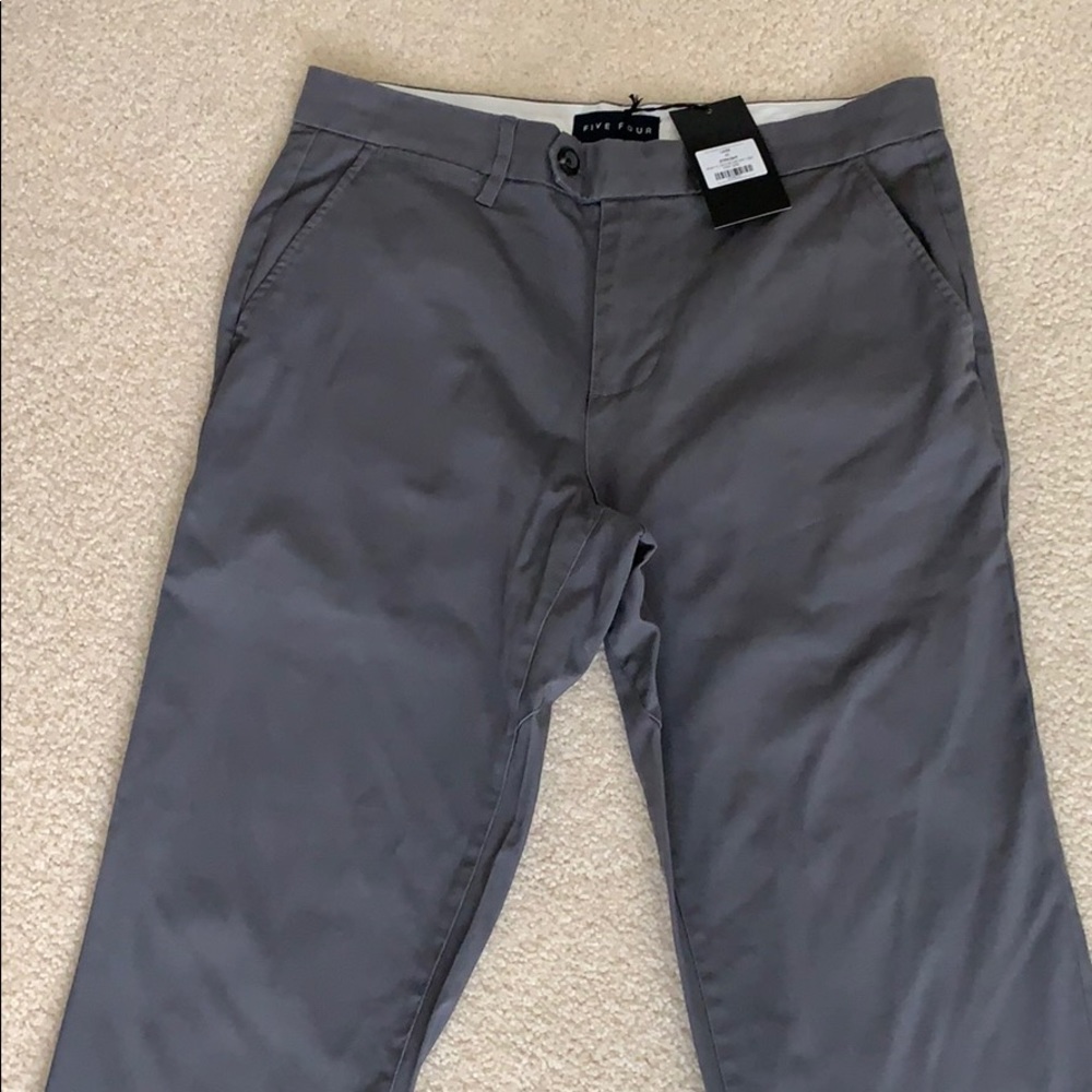 Grey Straight pants